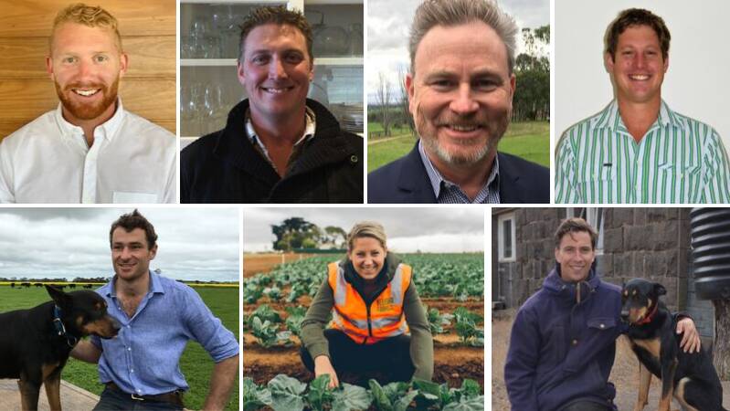 Victoria's seven Nuffield Farming Scholars for 2020.