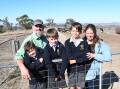 Andrew and Emma Dunford, with sons Peter, Joseph and Alec, have recently purchased an historic Jersey herd which they are running alongside the Gladigau and Sons Holstein Friesian herd at Mount Torrens. Picture by Quinton McCallum