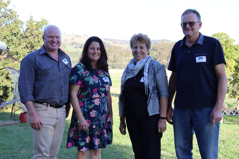 Paul and Sharon Weir, Lismore NSW, with Jacqui and Bob Biddulph, Kerridge Farm, Cowaramup.