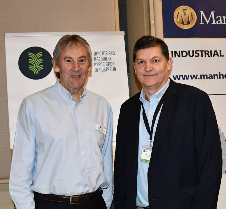 At last year's TMA conference were TMA executive director Gary Northover with TMA chairman Doug Robinson. Picture by Paula Thompson