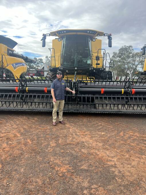 Jack Ehrlich, McIntosh & Son, Dalby, Qld, at New Holland training. Picture supplied