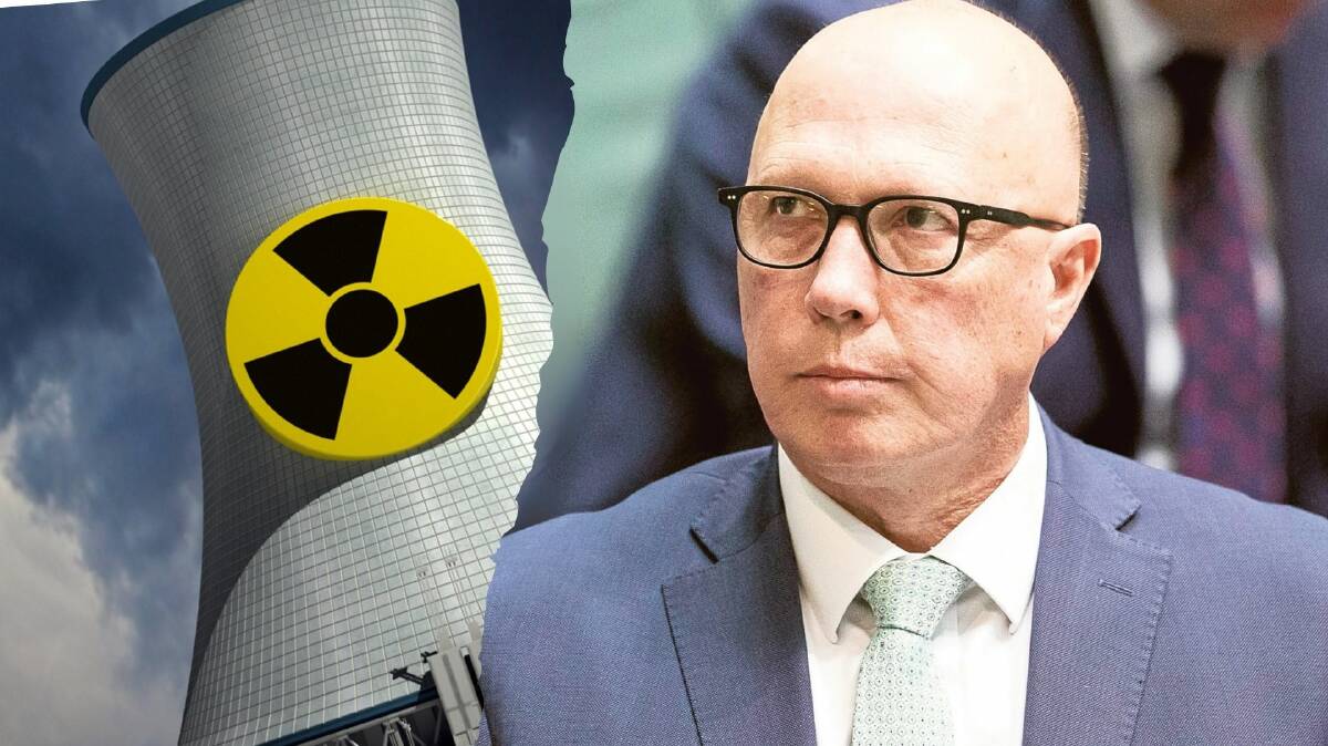 Liberal leader Peter Dutton has failed to disclose if Coalition would seek to take ownership of the nation's uranium deposits under its nuclear plans. Picture by Sitthixay Ditthavong.