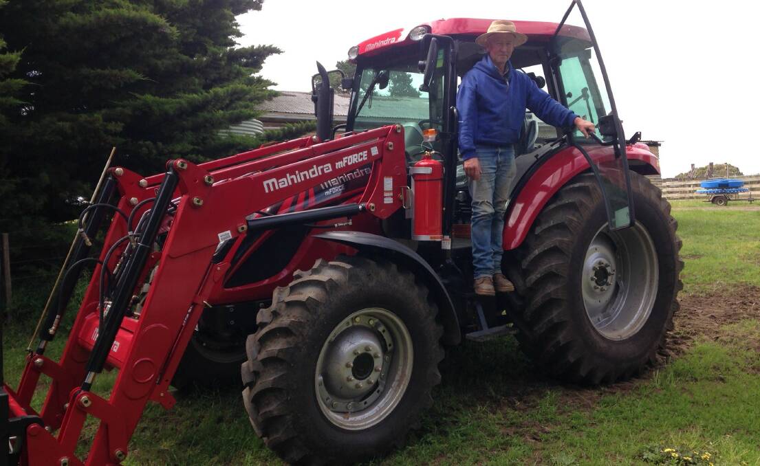 Victorian dairy farmer Bernie Ryan has become the first Australian owner of Mahindra's largest tractor - the 73kW (100hp) mForce.