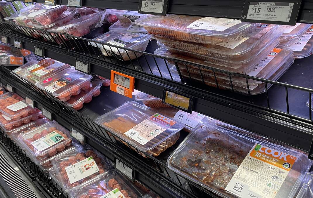 Semi-prepared meat meals in Woolworths' Cook range extract extra value from the red meat carcases Greenstock sources for the supermarket chain. File photo