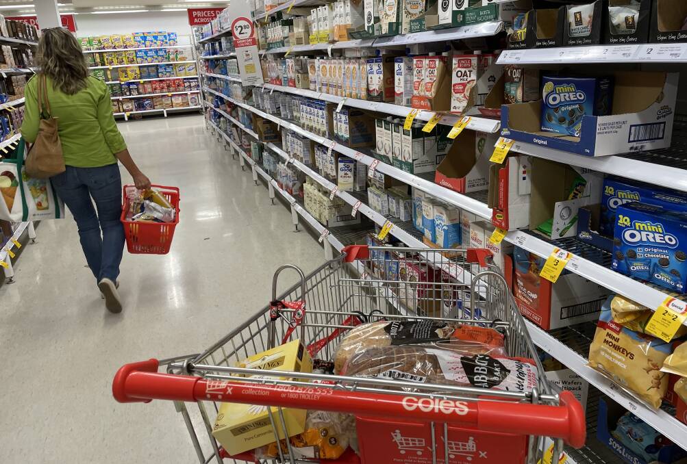 Coles says it is working hard to keep grocery prices affordable for shoppers. File photo.
