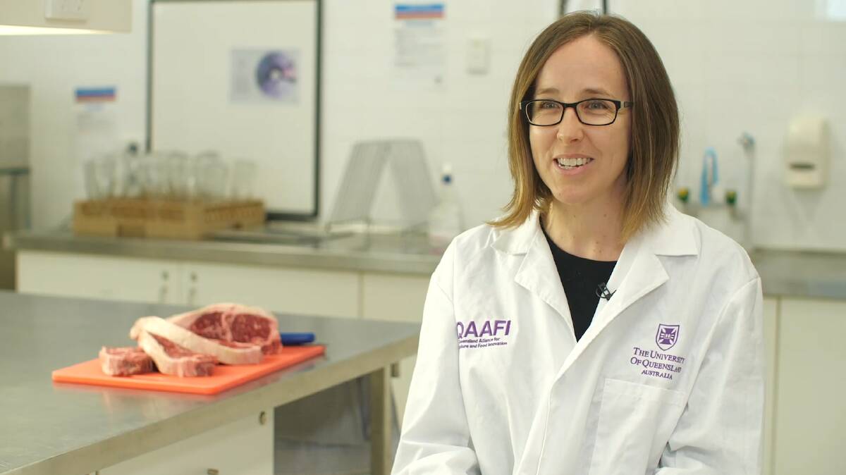 Professor Heather Smyth, from the University of Queensland Alliance for Agriculture and Food Innovation, updated Beef 2024 on her research into meat flavour. Picture supplied.