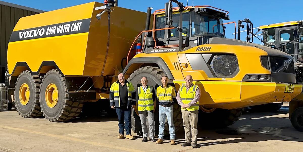 YIF owner and chief executive Andy Hoare (from left), VHM Ltd chief executive Ron Douglas, VHM (EGM projects) Bernie Hyde and YIF general manager Trent Everest. Picture from VHM Ltd.