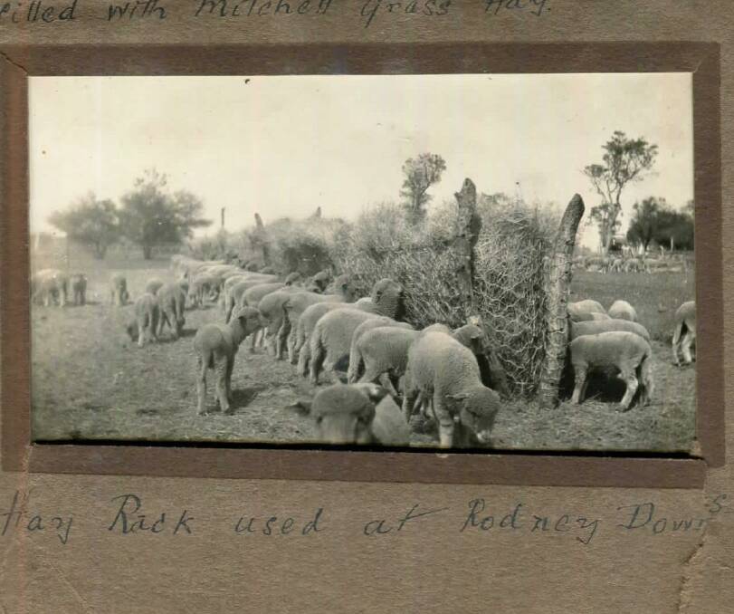A 1926 Mitchell grass hay rack at Rodney Downs, Aramac, showing an example of bush ingenuity. Picture supplied.
