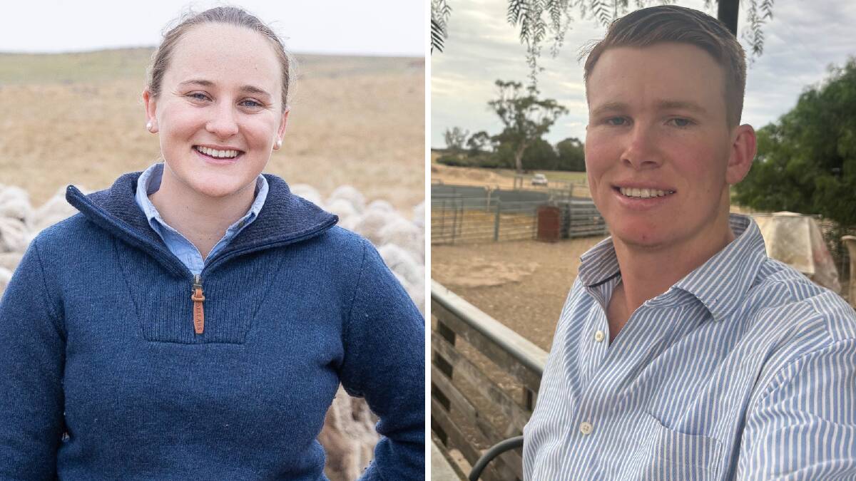 Gabbie Horton and Jack Grundy have headed to France for the World Young Shepherds competition. 