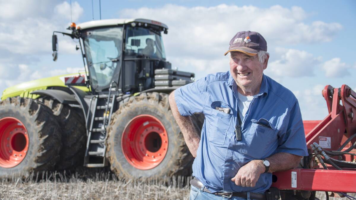 WA farmer Arlie Carter has upgraded his machinery fleet in recent years to include two Claas Lexion 8700 harvesters and two Claas Xerion 5000 tractors.