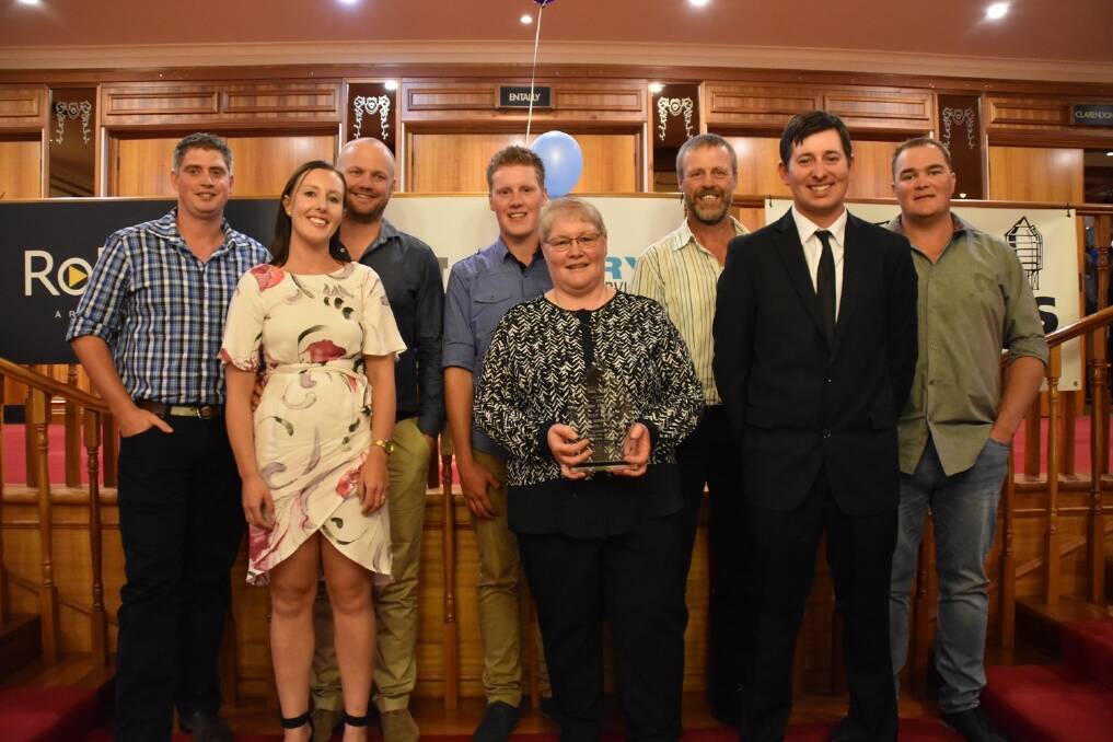 Tasmanian Dairy Award winners: (back row) Jeffrey Gijsbers, Cody Korpershoek, Ronnie Mulder, Gerard Mulder, Nick Midson, (front row) Denieka Korpershoek, Ria Mulder, Marcus Haywood.
