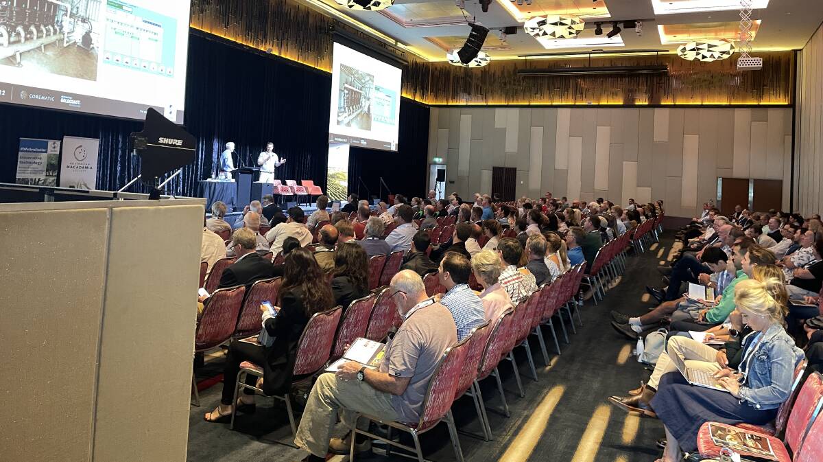 Part of the big crowd at the Australian Macadamia Society's AusMac 2022 conference on the Gold Coast.