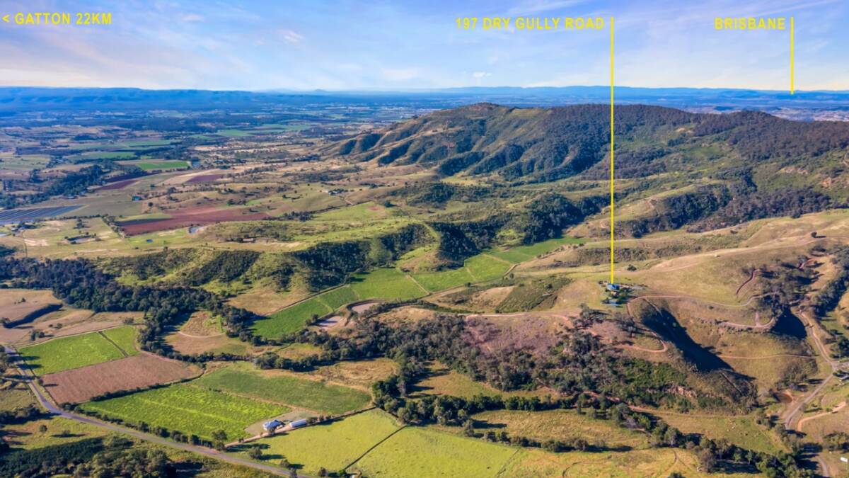 Mount Whitestone Paradise is located about 20km south west of Gatton, 42km from Toowoomba and 113km from Brisbane. Picture supplied