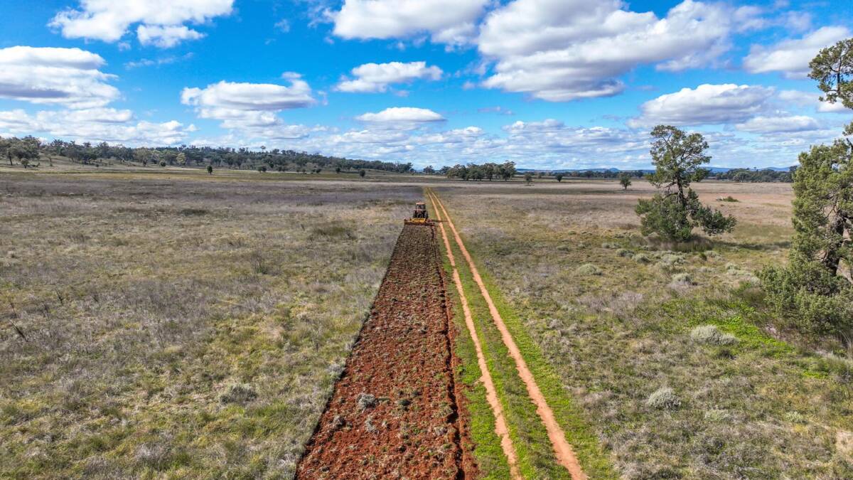 The property features gently undulating red loam soils transitioning to heavier basalt soils with some stony areas. Picture supplied