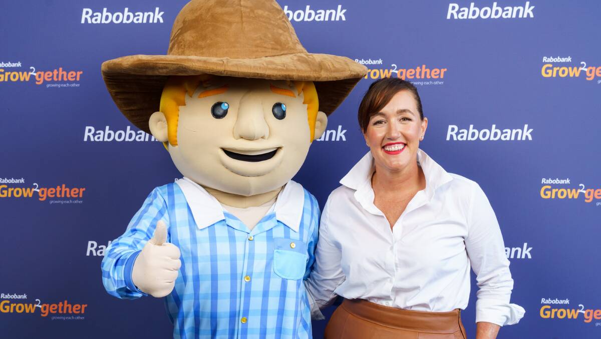 George the Farmer with the edu-tainment brand founder Simone Kain all set for Book Week on July 17-23. Picture supplied
