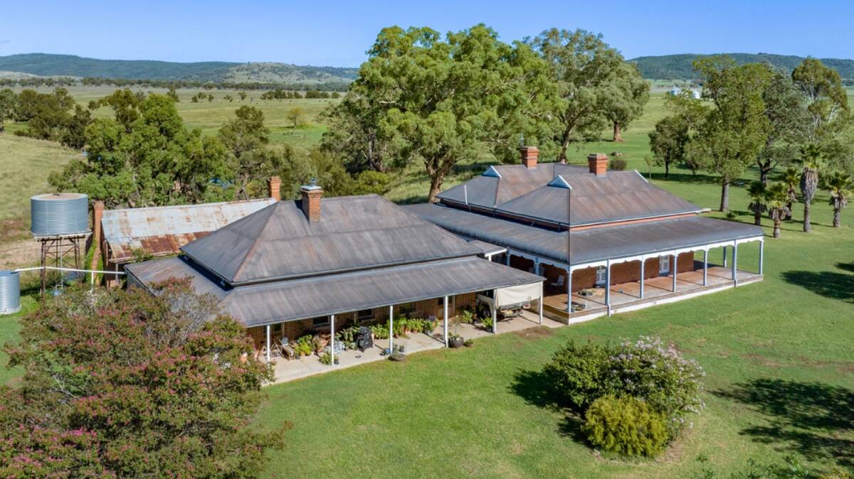Rocky Creek Station also features an historic four bedroom brick homestead set in a commanding position. Picture supplied