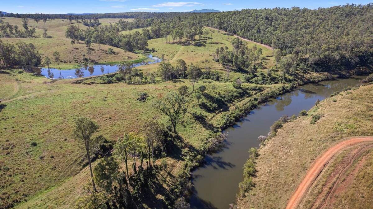 Brooyar has an abundance of water including a double frontage to the permanent Wide Bay Creek, which runs through the centre of the property. Picture supplied