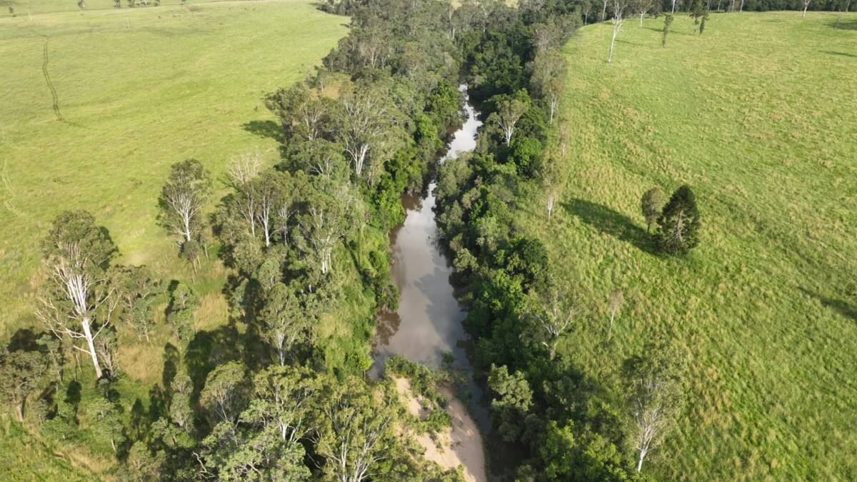The creek systems run most of the year and have sub-tropical rainforest vegetation areas remaining to ensure soil stability. Picture - supplied